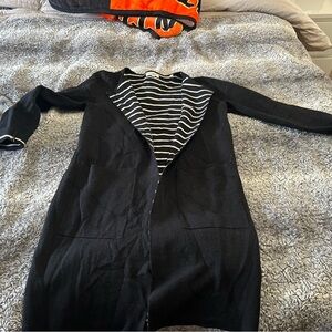 Black Striped Women's Sweater